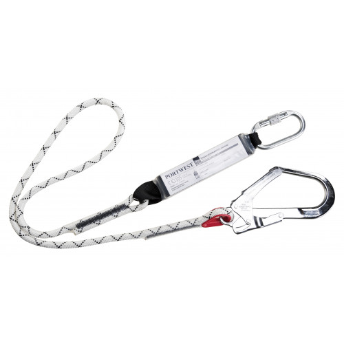 Enkelt Kernmantle Lanyard med falddæmper FP56