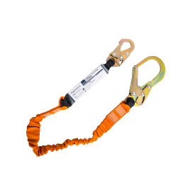 Enkelt 140 kg Lanyard med falddæmper FP74