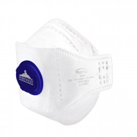 EAGLE FFP2 Valved Dolomite fladt foldet maske (Pk10) (per 10 pcs) P291